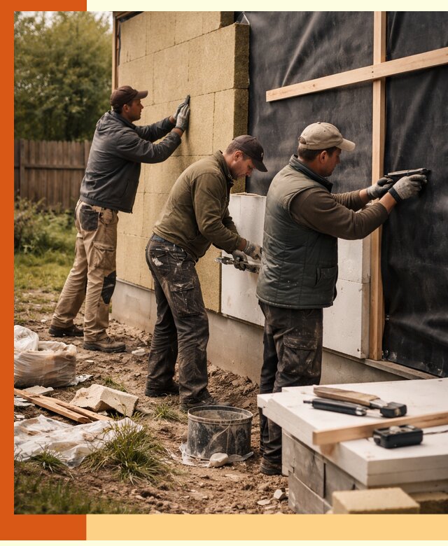 Утепление дачного дома под ключ в Арсеньеве