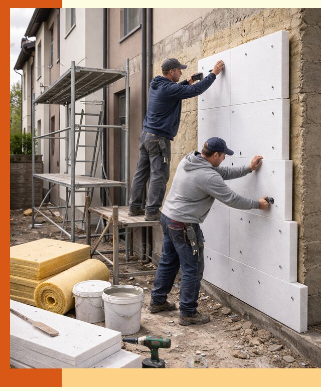 Утепление таунхауса с гарантией комфорта в Арсеньеве