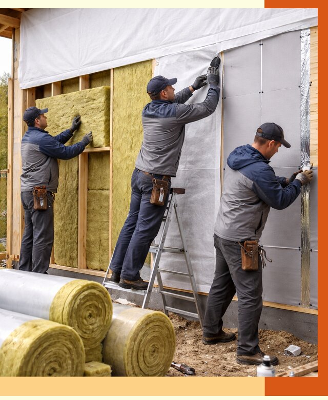 Утепление каркасного дома в Арсеньеве от 4318 руб./м2 — профессионально | ТепломастерРсн