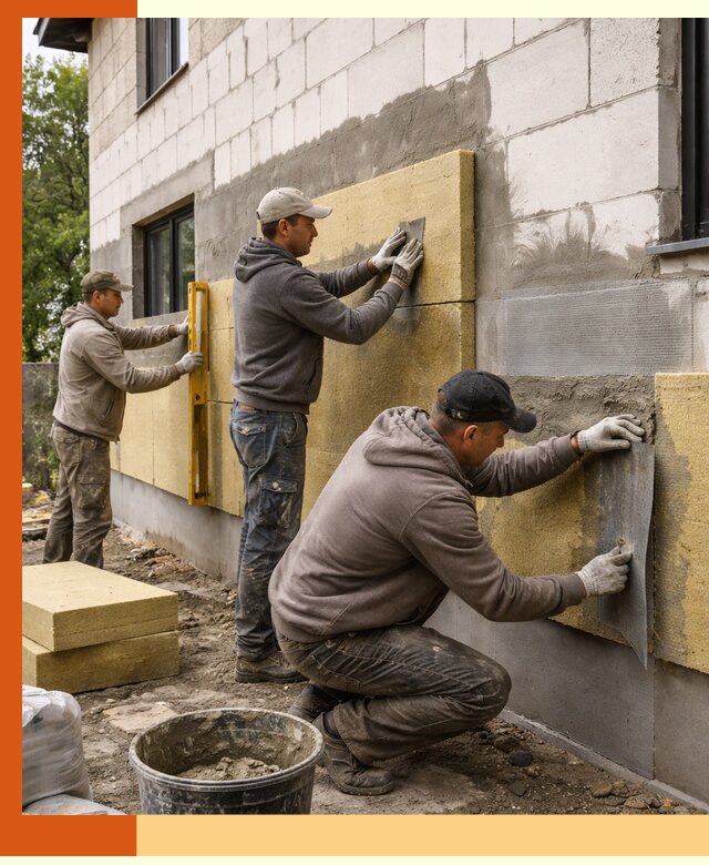 Утепление дома из газобетона в Арсеньеве качественно и долговечно