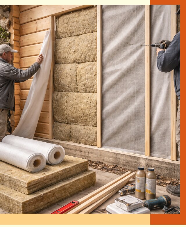 Утепление дома из минибруса в Арсеньеве от 4626 руб/м2 — заказать профессионально | ТепломастерРсн