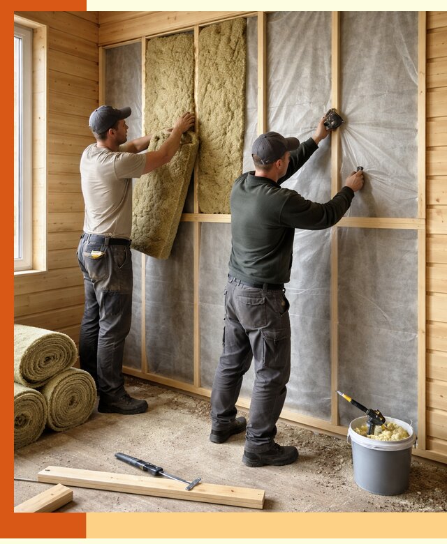 Утепление дома из минибруса в Арсеньеве: комплексные теплоизоляционные работы