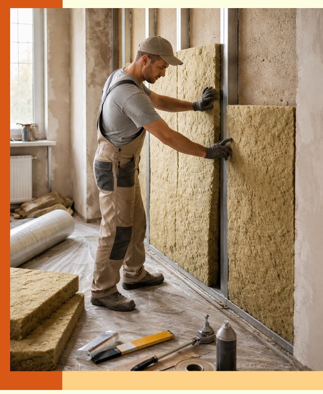 Утепление квартиры в Арсеньеве — комплексная теплоизоляция стен и полов