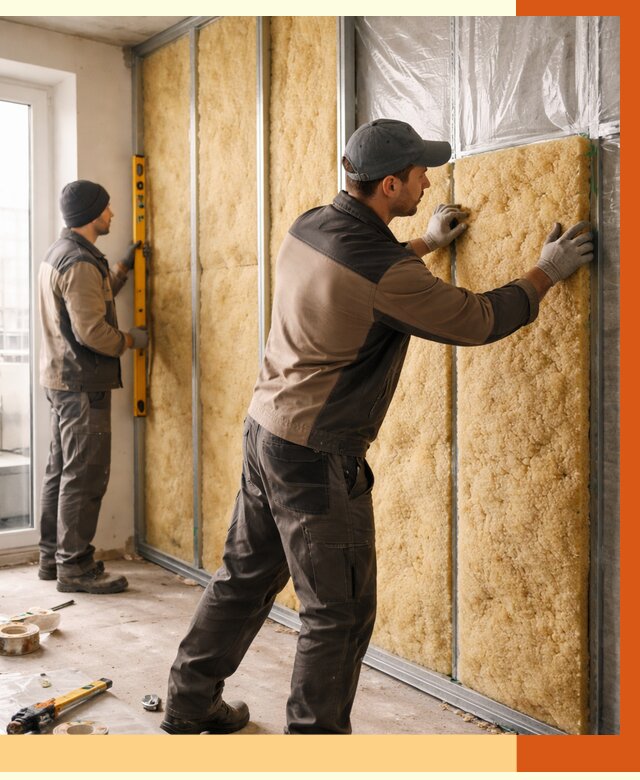 Утепление квартиры изнутри в Арсеньеве от 4472 руб. за м2 | Проф. работы ТепломастерРсн