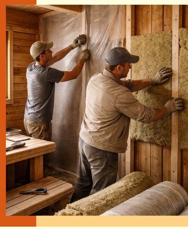 Утепление бани изнутри в Арсеньеве качественно и недорого