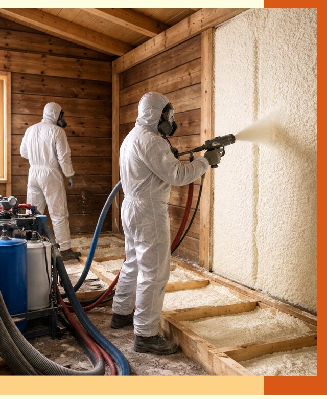 Утепление бани ппу в Арсеньеве под ключ от 4318 руб./м2 | ТепломастерРсн - напыление и монтаж ппу