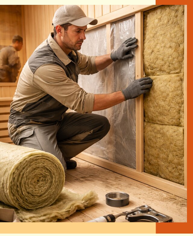 Утепление сауны изнутри в Арсеньеве от 6682 руб. за м2 | ППУ, под ключ — ТепломастерРсн