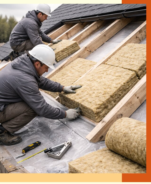 Утепление крыши в Арсеньеве от 1902 руб./м2 — комплексное утепление кровли | ТепломастерРсн