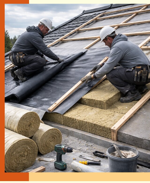 Утепление крыши снаружи в Арсеньеве: профессиональная теплоизоляция