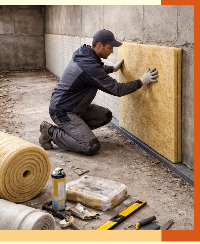 Утепление фундамента изнутри в Арсеньеве от 4318 руб./м2 — работы под ключ | ТепломастерРсн