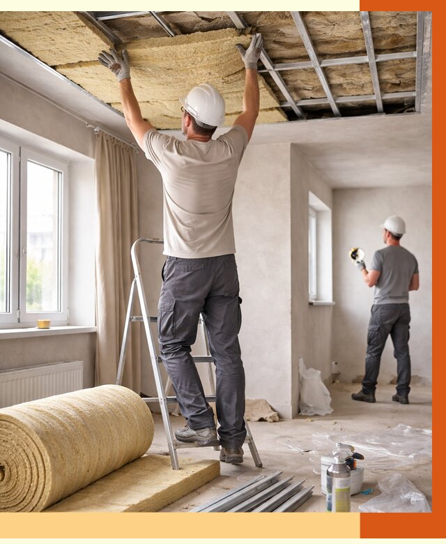 Утепление потолка в частном доме в Арсеньеве от 977 руб./м² — работы под ключ | ТепломастерРсн