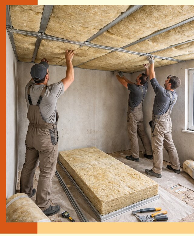 Утепление потолка в Арсеньеве — тепло и без сквозняков