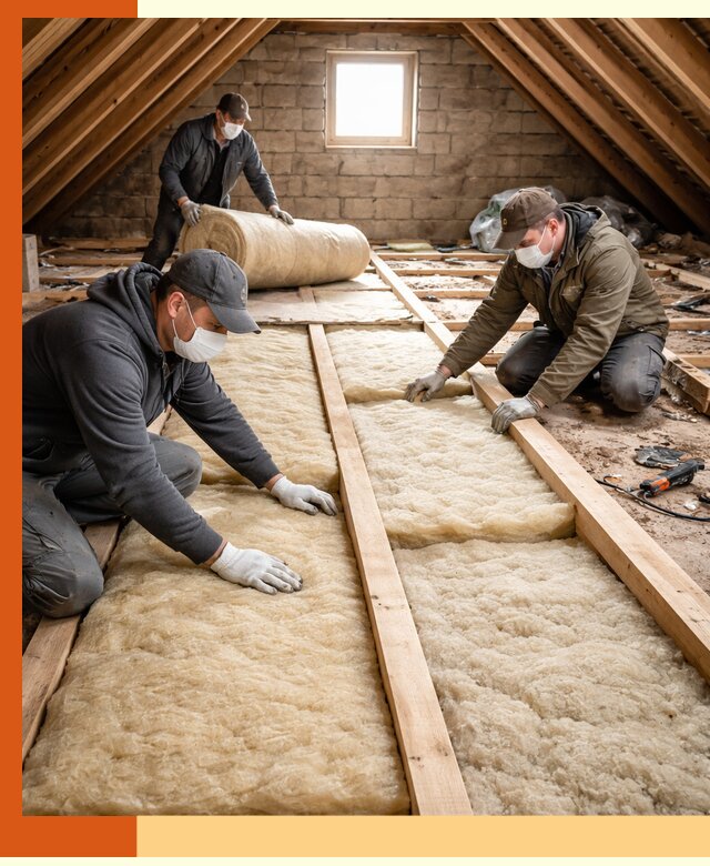 Утепление чердака в Арсеньеве — профессиональная теплоизоляция кровли