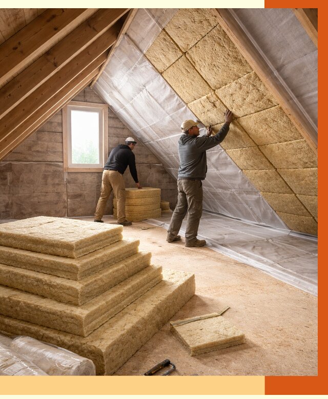 Утепление мансарды в Арсеньеве от 2570 руб/м2 — комплексно и под ключ | ТепломастерРсн