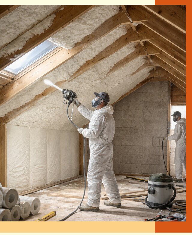 Утепление мансарды ППУ в Арсеньеве от 2827 руб./м² — заказать под ключ | ТепломастерРсн