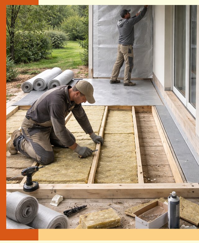 Утепление террасы в Арсеньеве — тепло и защита круглогодично