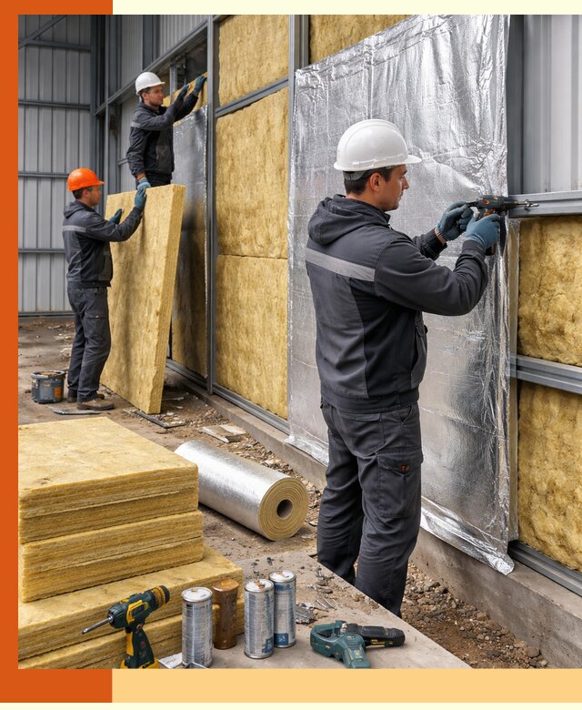 Утепление металлического ангара профессионально в Арсеньеве