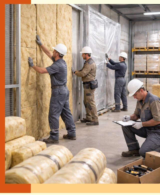 Утепление склада готовой продукции в Арсеньеве качественно и быстро