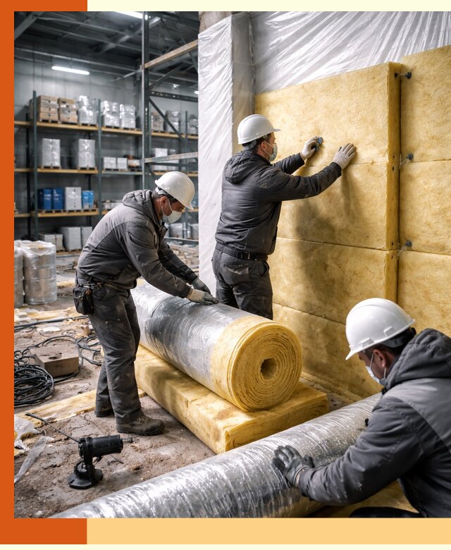 Утепление склада химсырья в Арсеньеве: безопасная и эффективная изоляция