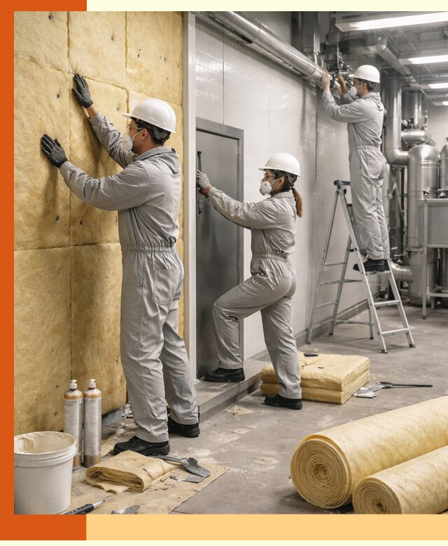 Утепление пищевого цеха под ключ в Арсеньеве