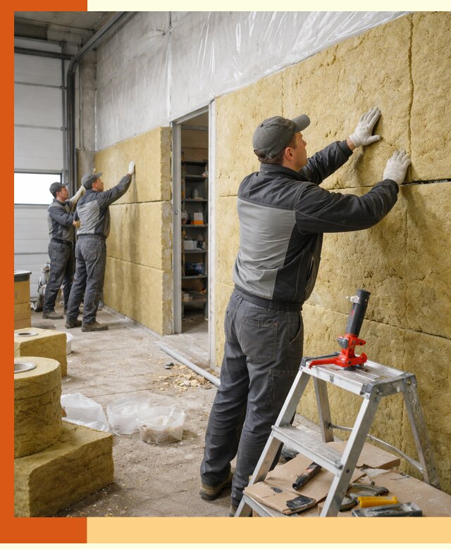 Утепление автосервиса и мастерских в Арсеньеве качественно и надёжно