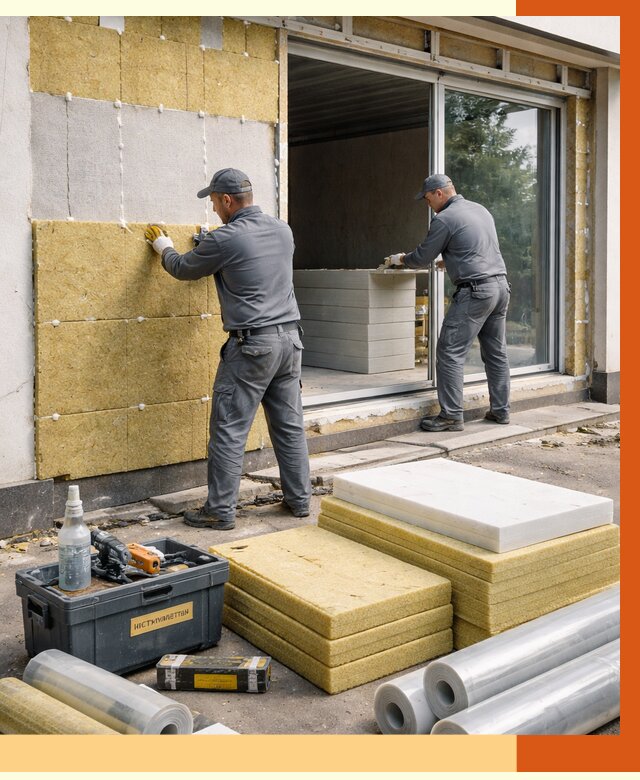 Утепление торгового павильона в Арсеньеве от 14906 руб./м² под ключ | ТепломастерРсн