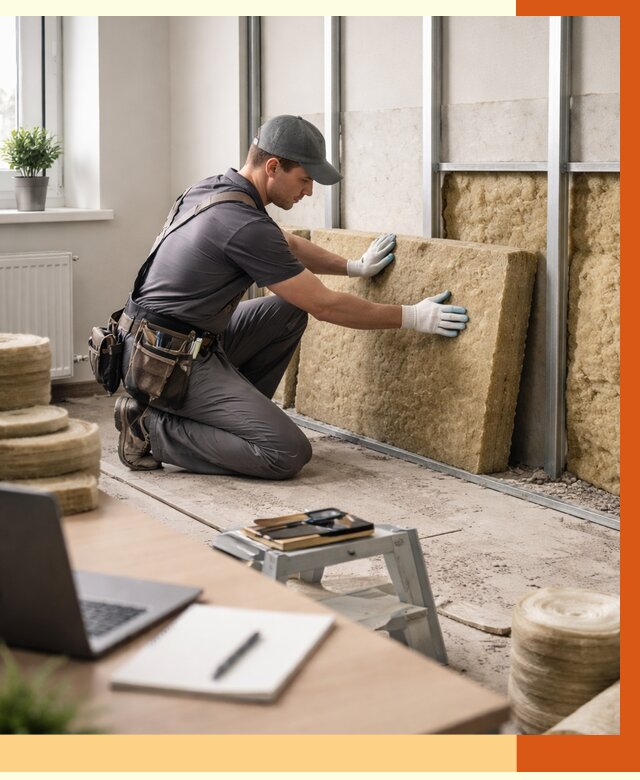 Утепление офиса в Арсеньеве от 4626 руб/м2 — комплексное утепление офиса под ключ | ТепломастерРсн