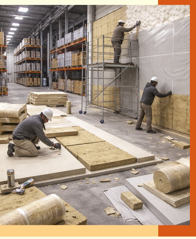 Утепление складского терминала в Арсеньеве от 7710 руб./м² под ключ | ТепломастерРсн