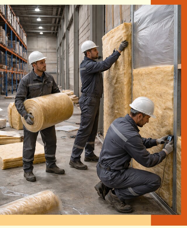 Утепление логистического центра в Арсеньеве от 4626 руб/м² под ключ | ТепломастерРсн