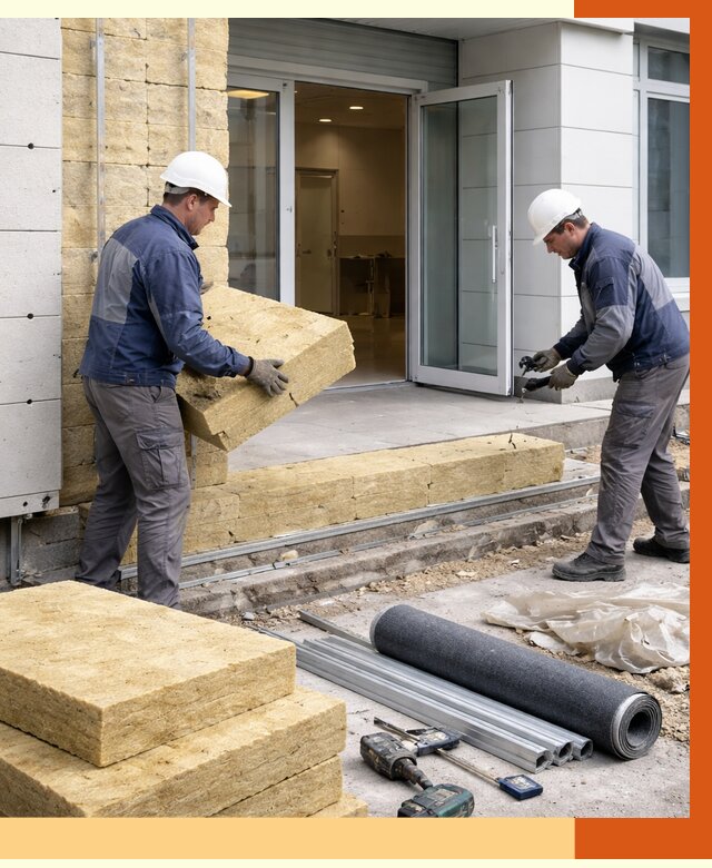 Утепление медицинского центра в Арсеньеве под ключ от 12850 руб./м² | ТепломастерРсн