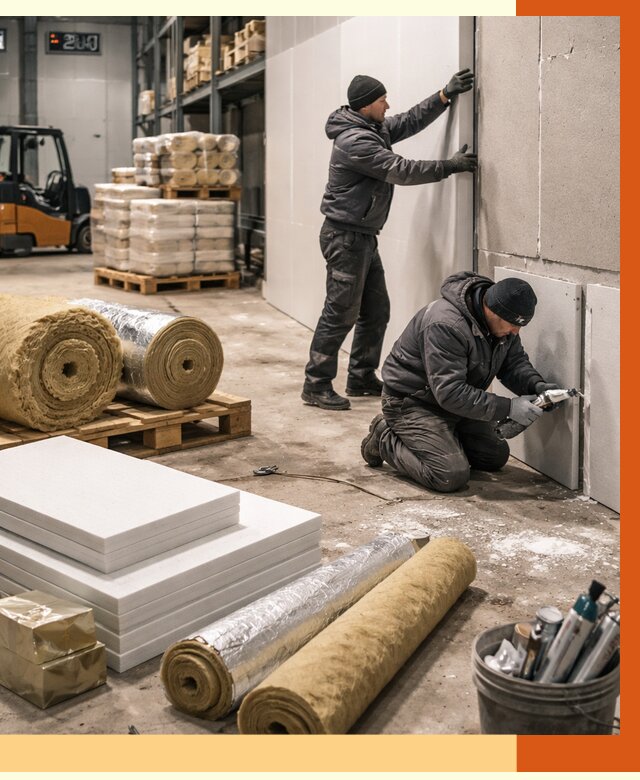 Утепление холодного склада в Арсеньеве от 8738 руб/м2 — комплексное под ключ | ТепломастерРсн