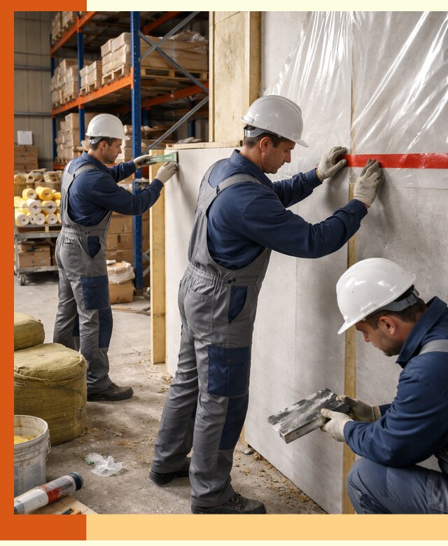 Утепление теплого склада под ключ в Арсеньеве