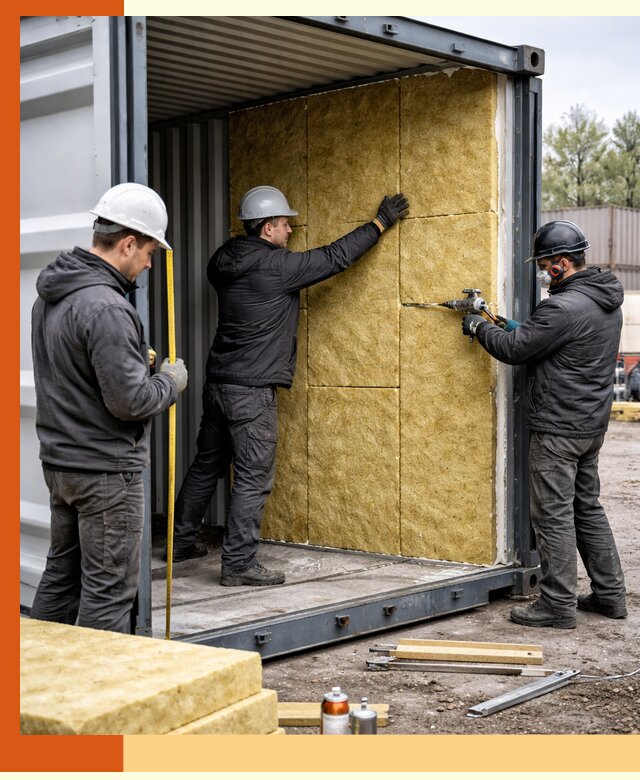 Утепление морского контейнера в Арсеньеве: надежная теплоизоляция и защита