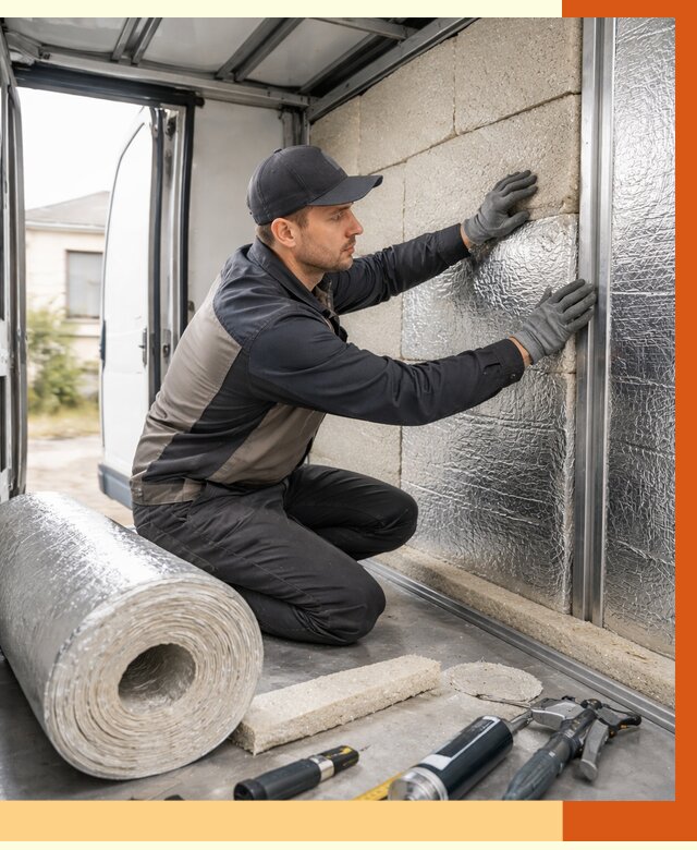 Утепление фургона рефрижератора в Арсеньеве от 12850 руб./м² под ключ | ТепломастерРсн