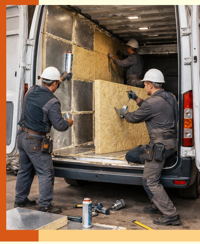 Утепление фургона-рефрижератора в Арсеньеве для сохранения температуры