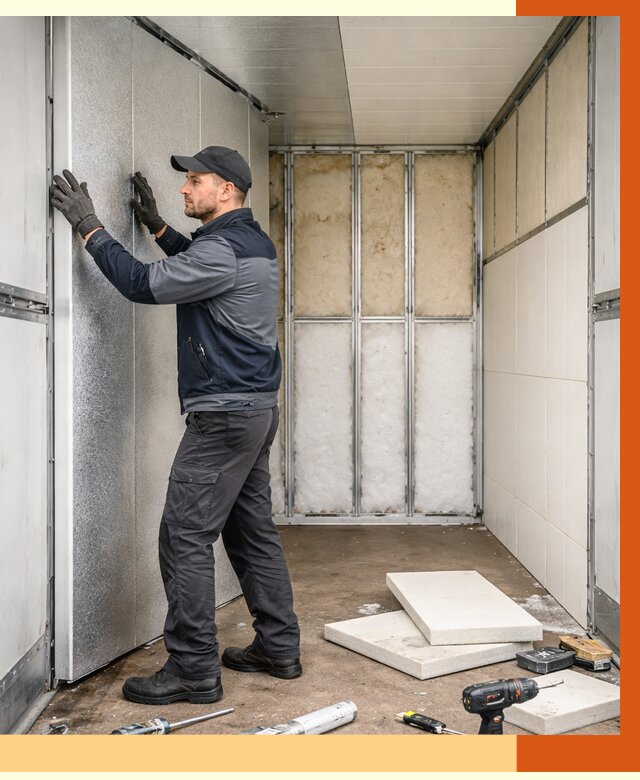 Утепление холодильного кузова в Арсеньеве от 13878 руб. под ключ | ТепломастерРсн