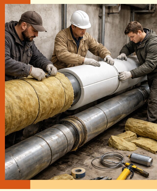 Утепление трубопровода в Арсеньеве с гарантией энергоэффективности