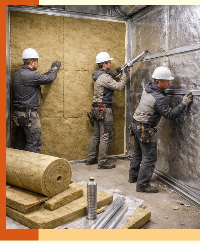 Утепление венткамеры в Арсеньеве — качественная теплоизоляция и шумопоглощение