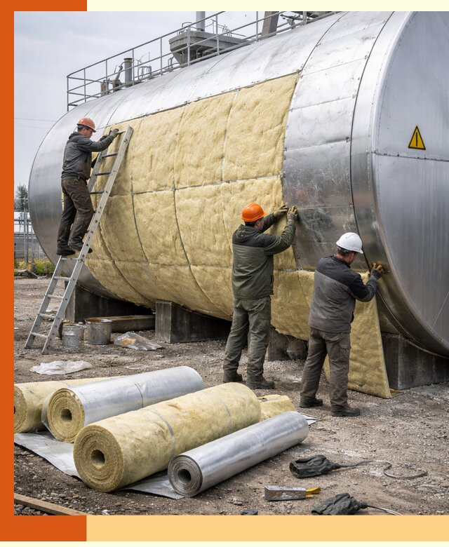 Утепление резервуаров с топливом в Арсеньеве надежно и экономично