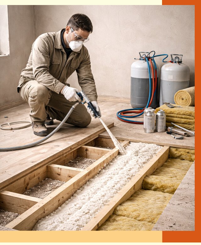 Заполнение полостей межэтажного перекрытия в Арсеньеве от 4318 руб. | ТепломастерРсн