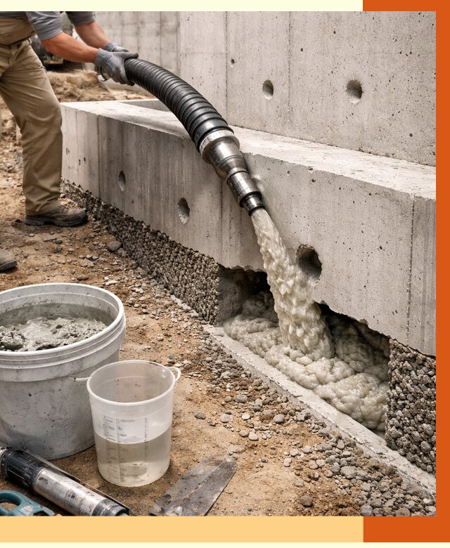 Заполнение полостей фундамента в Арсеньеве от 6990 руб. под ключ | ТепломастерРсн