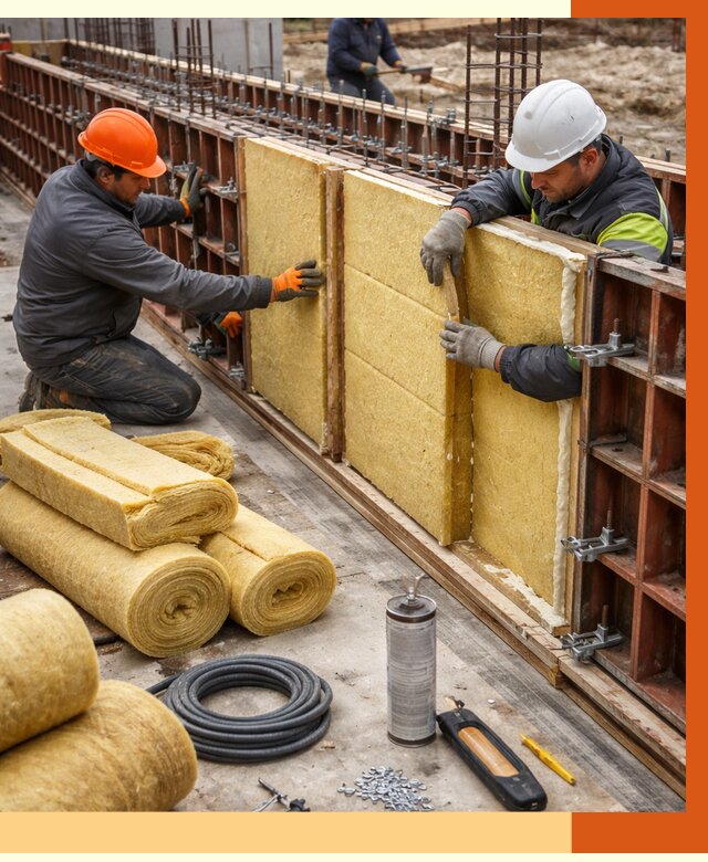Теплоизоляция опалубки в Арсеньеве от 7402 руб. за м2 — услуги и монтаж | ТепломастерРсн