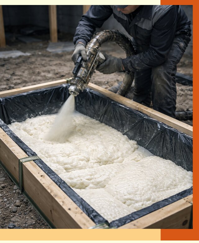 Заливка ППУ в формы в Арсеньеве от 2570 руб. — утепление форм под ключ | ТепломастерРсн