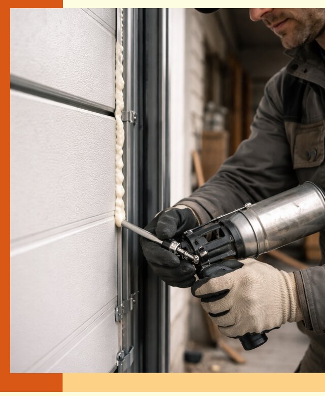 Заполнение пустот ворот в Арсеньеве профессионально и герметично