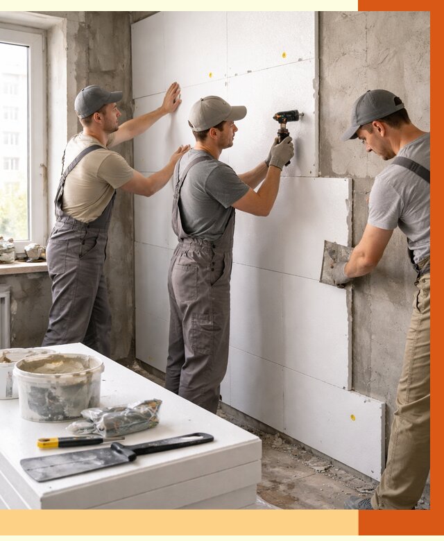 Утепление пенопластом домов и стен в Арсеньеве от 1902 руб. — ТепломастерРсн