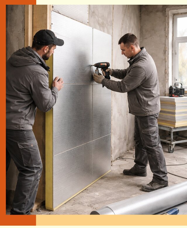 Утепление PIR панелями домов и зданий в Арсеньеве