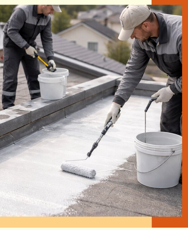 Утепление кровли жидкой теплоизоляцией в Арсеньеве от 2210 руб./м2 | ТепломастерРсн