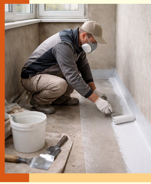 Утепление балкона жидкой теплоизоляцией в Арсеньеве