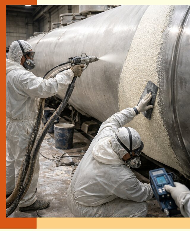 Утепление автоцистерн жидкой теплоизоляцией в Арсеньеве