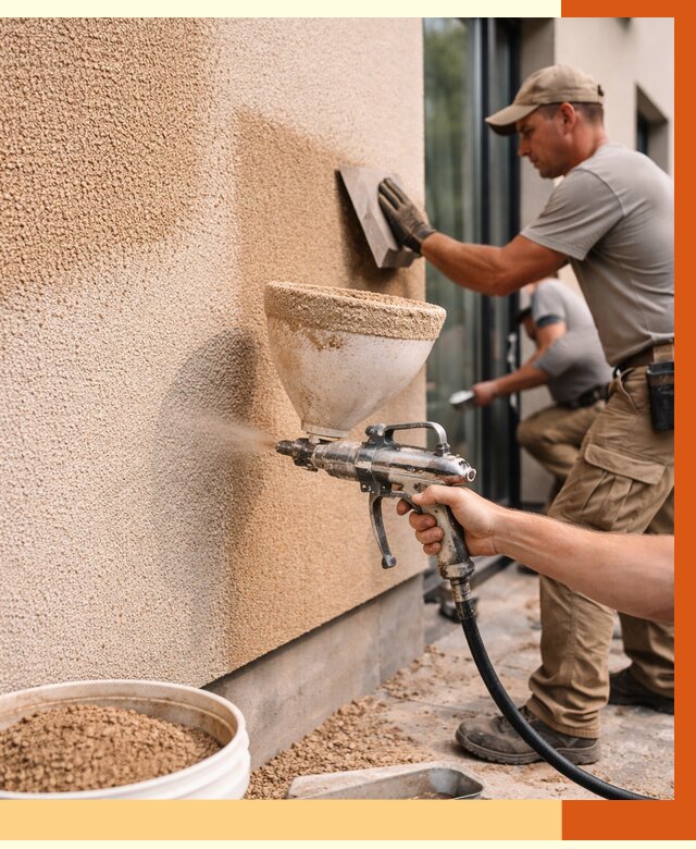 Утепление фасада жидкой пробкой в Арсеньеве от 4934 руб./м² под ключ | ТепломастерРсн